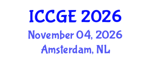 International Conference on Civil and Geological Engineering (ICCGE) November 04, 2026 - Amsterdam, Netherlands International Conference on Civil and Geological Engineering (ICCGE) November 04, 2026 - Amsterdam, Netherlands