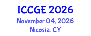 International Conference on Civil and Geological Engineering (ICCGE) November 04, 2026 - Nicosia, Cyprus
