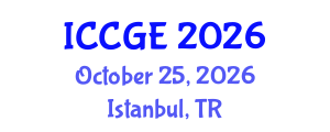 International Conference on Civil and Geological Engineering (ICCGE) October 25, 2026 - Istanbul, Turkey International Conference on Civil and Geological Engineering (ICCGE) October 25, 2026 - Istanbul, Turkey