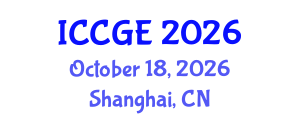 International Conference on Civil and Geological Engineering (ICCGE) October 18, 2026 - Shanghai, China International Conference on Civil and Geological Engineering (ICCGE) October 18, 2026 - Shanghai, China