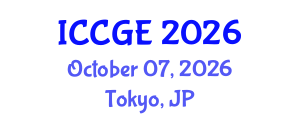 International Conference on Civil and Geological Engineering (ICCGE) October 07, 2026 - Tokyo, Japan International Conference on Civil and Geological Engineering (ICCGE) October 07, 2026 - Tokyo, Japan