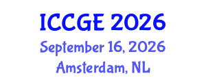 International Conference on Civil and Geological Engineering (ICCGE) September 16, 2026 - Amsterdam, Netherlands International Conference on Civil and Geological Engineering (ICCGE) September 16, 2026 - Amsterdam, Netherlands
