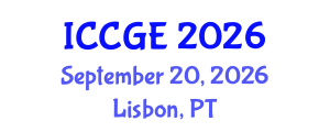 International Conference on Civil and Geological Engineering (ICCGE) September 20, 2026 - Lisbon, Portugal International Conference on Civil and Geological Engineering (ICCGE) September 20, 2026 - Lisbon, Portugal
