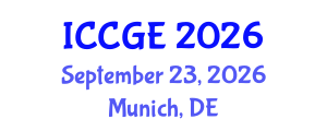 International Conference on Civil and Geological Engineering (ICCGE) September 23, 2026 - Munich, Germany International Conference on Civil and Geological Engineering (ICCGE) September 23, 2026 - Munich, Germany