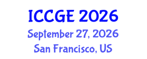 International Conference on Civil and Geological Engineering (ICCGE) September 27, 2026 - San Francisco, United States International Conference on Civil and Geological Engineering (ICCGE) September 27, 2026 - San Francisco, United States