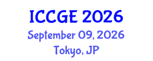 International Conference on Civil and Geological Engineering (ICCGE) September 09, 2026 - Tokyo, Japan International Conference on Civil and Geological Engineering (ICCGE) September 09, 2026 - Tokyo, Japan