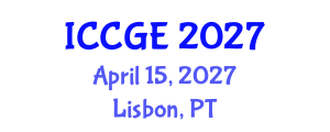 International Conference on Civil and Geological Engineering (ICCGE) April 15, 2027 - Lisbon, Portugal International Conference on Civil and Geological Engineering (ICCGE) April 15, 2027 - Lisbon, Portugal