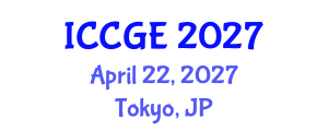 International Conference on Civil and Geological Engineering (ICCGE) April 22, 2027 - Tokyo, Japan International Conference on Civil and Geological Engineering (ICCGE) April 22, 2027 - Tokyo, Japan