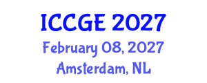 International Conference on Civil and Geological Engineering (ICCGE) February 08, 2027 - Amsterdam, Netherlands International Conference on Civil and Geological Engineering (ICCGE) February 08, 2027 - Amsterdam, Netherlands