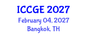 International Conference on Civil and Geological Engineering (ICCGE) February 04, 2027 - Bangkok, Thailand International Conference on Civil and Geological Engineering (ICCGE) February 04, 2027 - Bangkok, Thailand