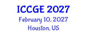 International Conference on Civil and Geological Engineering (ICCGE) February 10, 2027 - Houston, United States International Conference on Civil and Geological Engineering (ICCGE) February 10, 2027 - Houston, United States