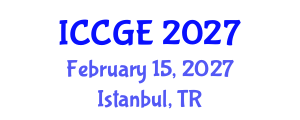 International Conference on Civil and Geological Engineering (ICCGE) February 15, 2027 - Istanbul, Turkey International Conference on Civil and Geological Engineering (ICCGE) February 15, 2027 - Istanbul, Turkey