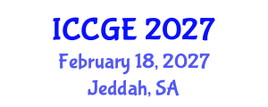 International Conference on Civil and Geological Engineering (ICCGE) February 18, 2027 - Jeddah, Saudi Arabia International Conference on Civil and Geological Engineering (ICCGE) February 18, 2027 - Jeddah, Saudi Arabia