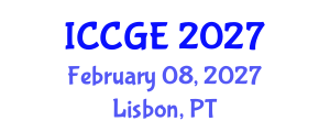 International Conference on Civil and Geological Engineering (ICCGE) February 08, 2027 - Lisbon, Portugal International Conference on Civil and Geological Engineering (ICCGE) February 08, 2027 - Lisbon, Portugal