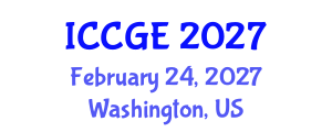 International Conference on Civil and Geological Engineering (ICCGE) February 24, 2027 - Washington, United States International Conference on Civil and Geological Engineering (ICCGE) February 24, 2027 - Washington, United States