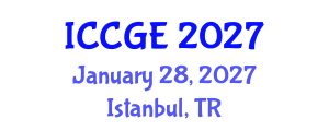 International Conference on Civil and Geological Engineering (ICCGE) January 28, 2027 - Istanbul, Turkey International Conference on Civil and Geological Engineering (ICCGE) January 28, 2027 - Istanbul, Turkey