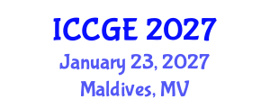 International Conference on Civil and Geological Engineering (ICCGE) January 23, 2027 - Maldives, Maldives International Conference on Civil and Geological Engineering (ICCGE) January 23, 2027 - Maldives, Maldives