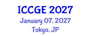 International Conference on Civil and Geological Engineering (ICCGE) January 07, 2027 - Tokyo, Japan International Conference on Civil and Geological Engineering (ICCGE) January 07, 2027 - Tokyo, Japan