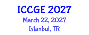 International Conference on Civil and Geological Engineering (ICCGE) March 22, 2027 - Istanbul, Turkey International Conference on Civil and Geological Engineering (ICCGE) March 22, 2027 - Istanbul, Turkey