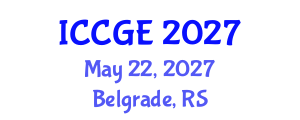 International Conference on Civil and Geological Engineering (ICCGE) May 22, 2027 - Belgrade, Serbia