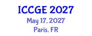 International Conference on Civil and Geological Engineering (ICCGE) May 17, 2027 - Paris, France