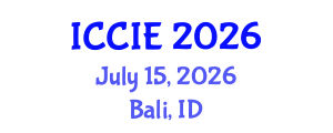 International Conference on Civil and Infrastructure Engineering (ICCIE) July 15, 2026 - Bali, Indonesia