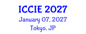 International Conference on Civil and Infrastructure Engineering (ICCIE) January 07, 2027 - Tokyo, Japan International Conference on Civil and Infrastructure Engineering (ICCIE) January 07, 2027 - Tokyo, Japan