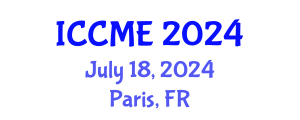 International Conference on Civil and Materials Engineering (ICCME) July 18, 2024 - Paris, France