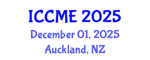 International Conference on Civil and Materials Engineering (ICCME) December 01, 2025 - Auckland, New Zealand