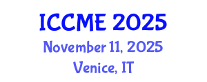 International Conference on Civil and Materials Engineering (ICCME) November 11, 2025 - Venice, Italy