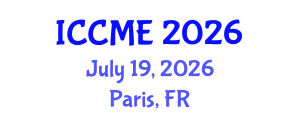 International Conference on Civil and Materials Engineering (ICCME) July 19, 2026 - Paris, France