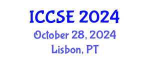 International Conference on Civil and Structural Engineering (ICCSE) October 28, 2024 - Lisbon, Portugal