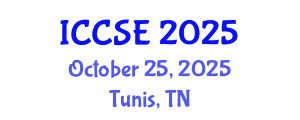 International Conference on Civil and Structural Engineering (ICCSE) October 25, 2025 - Tunis, Tunisia
