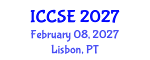 International Conference on Civil and Structural Engineering (ICCSE) February 08, 2027 - Lisbon, Portugal International Conference on Civil and Structural Engineering (ICCSE) February 08, 2027 - Lisbon, Portugal