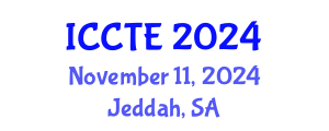 International Conference on Civil and Transport Engineering (ICCTE) November 11, 2024 - Jeddah, Saudi Arabia