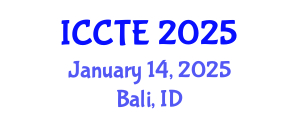 International Conference on Civil and Transport Engineering (ICCTE) January 14, 2025 - Bali, Indonesia