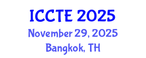 International Conference on Civil and Transport Engineering (ICCTE) November 29, 2025 - Bangkok, Thailand
