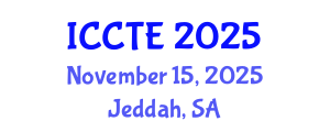 International Conference on Civil and Transport Engineering (ICCTE) November 15, 2025 - Jeddah, Saudi Arabia