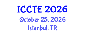 International Conference on Civil and Transport Engineering (ICCTE) October 25, 2026 - Istanbul, Turkey