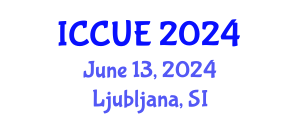 International Conference on Civil and Urban Engineering (ICCUE) June 13, 2024 - Ljubljana, Slovenia