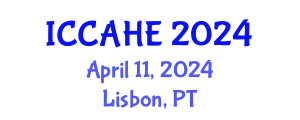 International Conference on Civil, Architectural and Hydraulic Engineering (ICCAHE) April 11, 2024 - Lisbon, Portugal