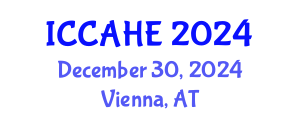 International Conference on Civil, Architectural and Hydraulic Engineering (ICCAHE) December 30, 2024 - Vienna, Austria
