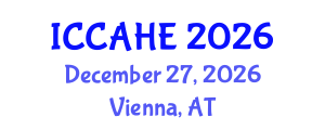 International Conference on Civil, Architectural and Hydraulic Engineering (ICCAHE) December 27, 2026 - Vienna, Austria International Conference on Civil, Architectural and Hydraulic Engineering (ICCAHE) December 27, 2026 - Vienna, Austria