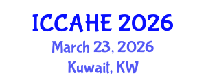 International Conference on Civil, Architectural and Hydraulic Engineering (ICCAHE) March 23, 2026 - Kuwait, Kuwait International Conference on Civil, Architectural and Hydraulic Engineering (ICCAHE) March 23, 2026 - Kuwait, Kuwait
