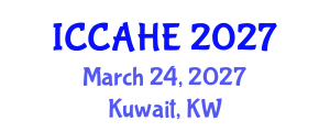 International Conference on Civil, Architectural and Hydraulic Engineering (ICCAHE) March 24, 2027 - Kuwait, Kuwait International Conference on Civil, Architectural and Hydraulic Engineering (ICCAHE) March 24, 2027 - Kuwait, Kuwait
