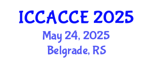 International Conference on Civil, Architectural, Structural and Constructional Engineering (ICCACCE) May 24, 2025 - Belgrade, Serbia
