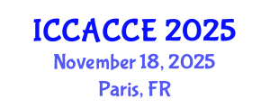 International Conference on Civil, Architectural, Structural and Constructional Engineering (ICCACCE) November 18, 2025 - Paris, France