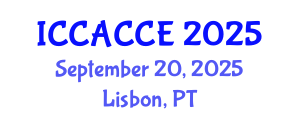 International Conference on Civil, Architectural, Structural and Constructional Engineering (ICCACCE) September 20, 2025 - Lisbon, Portugal