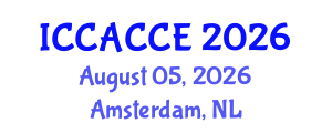 International Conference on Civil, Architectural, Structural and Constructional Engineering (ICCACCE) August 05, 2026 - Amsterdam, Netherlands