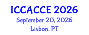 International Conference on Civil, Architectural, Structural and Constructional Engineering (ICCACCE) September 20, 2026 - Lisbon, Portugal